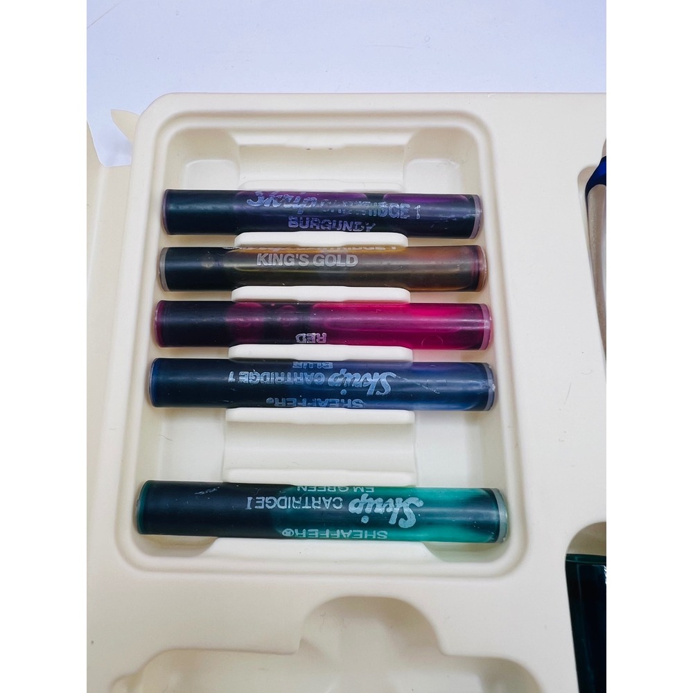 Vintage Sheaffer Calligraphy Intro Kit Not Complete Writing Pads + Tools 3 Pens - Picture 7 of 9